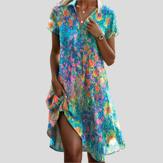 Signe - Elegante Bohemian Jurk