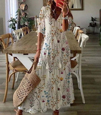 Colette - Vloeiende Bohemian Jurk