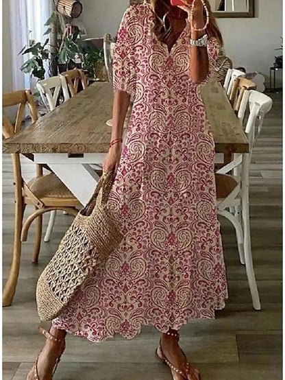 Colette - Vloeiende Bohemian Jurk